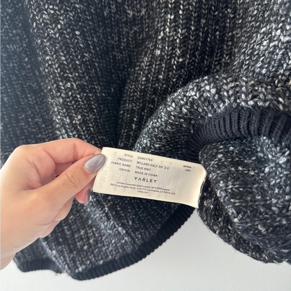 VARLEY Willard Knit Black Half Zip M - Picture 11 of 12